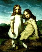 Theodore   Gericault les enfants dedreux Sweden oil painting artist
